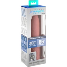 X-Tension Elite – nastaviteľný otvorený návlek na penis prírodný