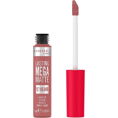 Rimmel London Lasting Mega Matte Liquid Lip Colour Dlhotrvajúci matný tekutý rúž Coral Sass 7,4 ml