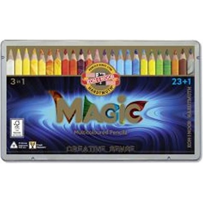Koh-i-noor pastelky MAGIC multibarevné 23+1 ks v sadě