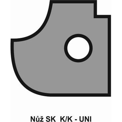 VBD zaoblovací 1/4 kruhová, K/K R12 - UNI
