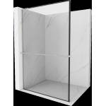 Mexen Kioto+ L душ параван с поличка Walk-in 50 x 200 см, черна рамка, матов никел - 800-050-123-97-70 (800-050-123-97-70)
