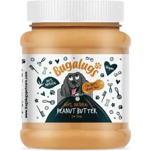 Bugalugs Peanut Butter for Dogs - 100% натурално фъстъчено масло за кучета 340 гр
