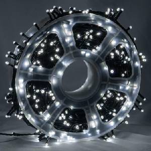  Външна светлинна линия 240led студено бяло 50 метра К14