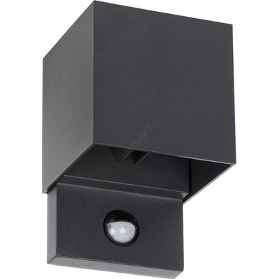 Kanlux 28994 - външен стенен LED осветител с датчик REKA LED/7W/230V IP54 антрацит (KX2663)