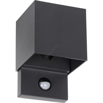 Kanlux 28994 - външен стенен LED осветител с датчик REKA LED/7W/230V IP54 антрацит (KX2663)