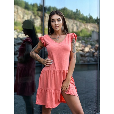 Edoti Дамска мини рокля DLR106 - розова OTHER Edoti | Oranzhev | ЖЕНИ | S
