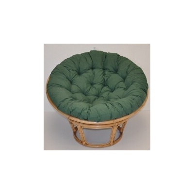 Axin trading Relaxační papasan ARTEMIS 110 cm ratan látka medová zelený – Zbozi.Blesk.cz