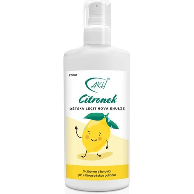 AKH Dětská lecitinová emulze CITRONEK s osvěžujícím účinkem 200 ml