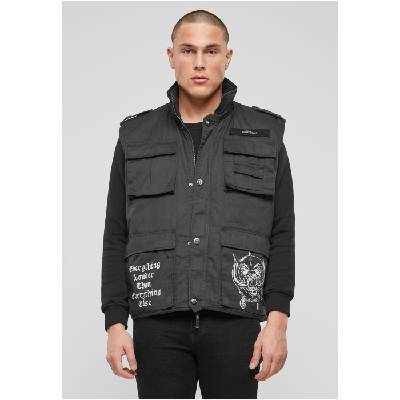 Černá vesta Motörhead Ranger šedá M Brandit 4051773145128