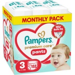 Pampers Пелени-гащи Pampers Premium Care - Размер 3, 6-11 kg, 152 броя (1100053080) - baby