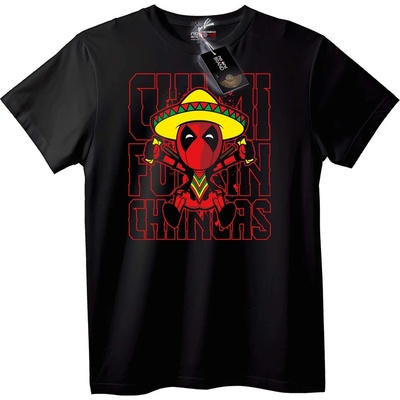 NOONEBRAND Тениска Deadpool Сомбреро - XS, White