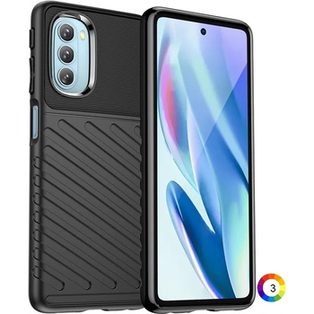 Image 1 of Motorola Moto G51 5G Удароустойчив Twill Texture Калъф и Протектор