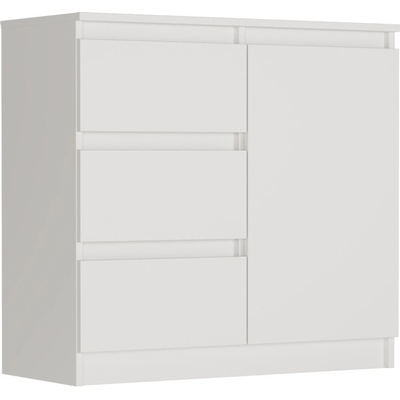 Framire Komoda bílá 80 x 76 x 33 cm R-80-S3 – Zbozi.Blesk.cz