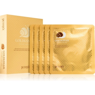 Petitfée Gold & Snail интензивна хидрогелна маска с екстракт от охлюв 5x30 гр