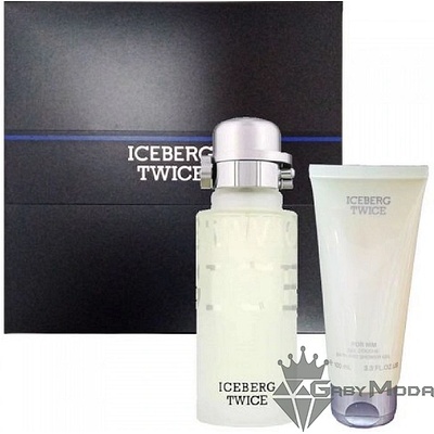 Iceberg Twice - EDT тоалетна вода 125 ml + душ гел 100 ml - подаръчен комплект за мъже (1900703)