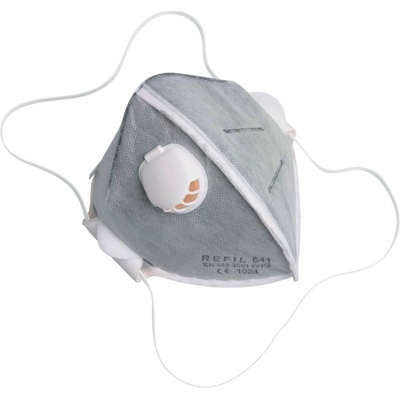 REFIL 641 Respirátor skládací FFP2 s ventilom 1 ks