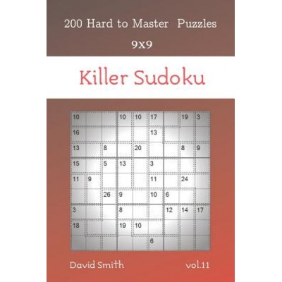 Killer Sudoku - 200 Hard to Master Puzzles 9x9 vol.11