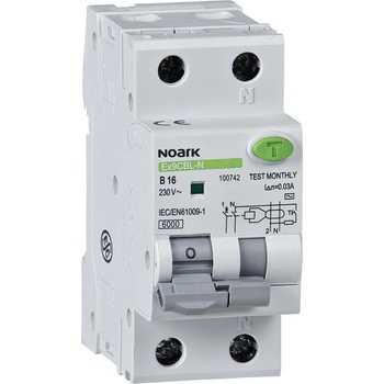 Noark 107622 Ex9BL-N 1P+N B16 30mA
