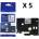 BROTHER - 5.8 mm x 1.5 m HEAT SHRINK TUBE - BLACK ON WHITE (RL-BR-HS211)