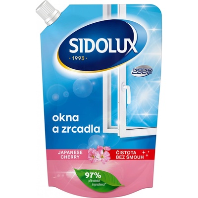Sidolux okna a zrcadla Nano Code Japanese Cherry doypack 500 ml