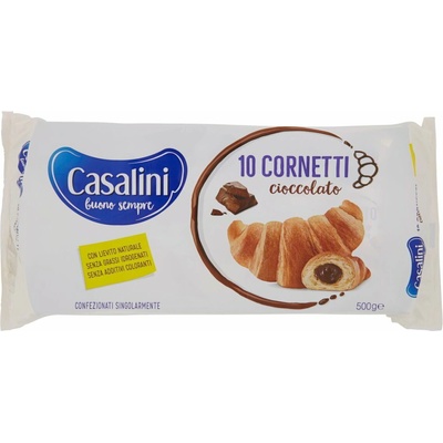 Casalini croissanty čokoládové 500g 10ks
