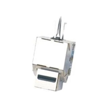 DATACOM Keystone cat5E silver STP dual-mini