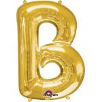 Amscan Фолиев балон буква B златен 86 см