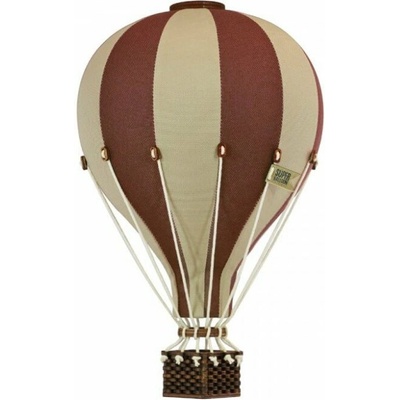Super balloon dekoračný lietajúci balón hnedá/krémová