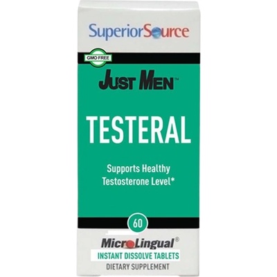 SuperiorSource Testeral | Just Men® [60 Подезични таблетки ]