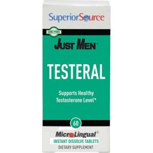 SuperiorSource Testeral | Just Men® [60 Подезични таблетки ]