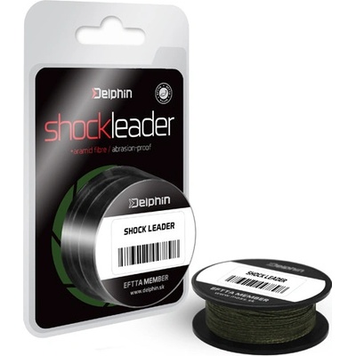 Delphin šnúra SHOCK Leader green 40m 0,30mm 57lb