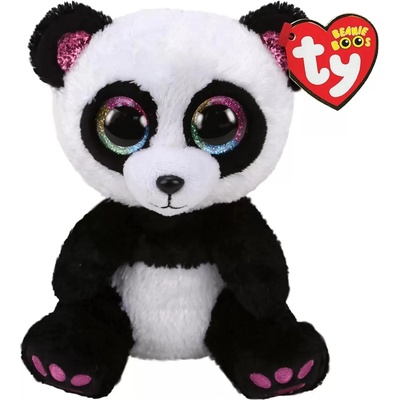 TY Toys Плюшена играчка TY Toys Beanie Boos - Панда Paris, 24 cm (TY36478)