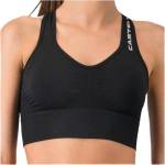 Castelli Дамски потник за колоездене Castelli Women's Comfort Travel Crop Top Cycling singlet - Black - размер S/M (156-2743-0111)