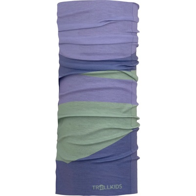 Trollkids Детски шал Trollkids Girl's Coastal Sunset Multitube Neckerchief - Lilac / Violet Blue / Pistachio Green - размер One Size (203-2623-0111)