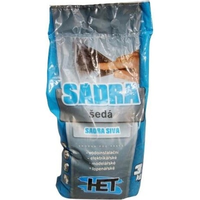 Sádra šedá HET 3 kg