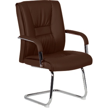 Посетителски стол Carmen 6540 - кафяв (3520719_1)