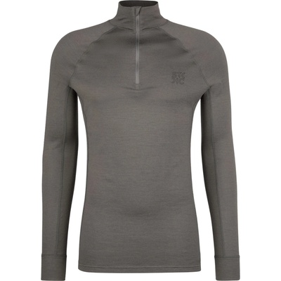 Stoic Мъжко мериносово термобельо Stoic Merino240 BengtSt. Half Zip Merino base layer - Dark Olive (015-2085-0613)