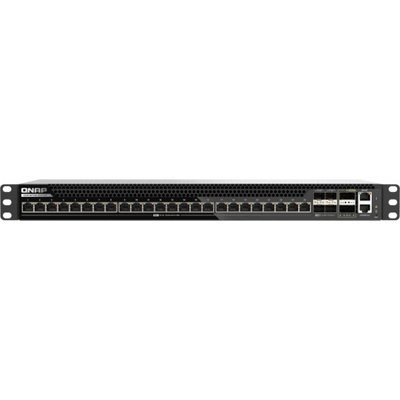 QNAP řízený switch QSW-M7230-2X4F24T (24x 10GbE port, 4x 25Gb port, 2x 100Gb port)