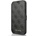 GUESS Charms Collection Booktype Case - дизайнерски кожен калъф, тип портфейл за iPhone 12, iPhone 12 Pro (сив)