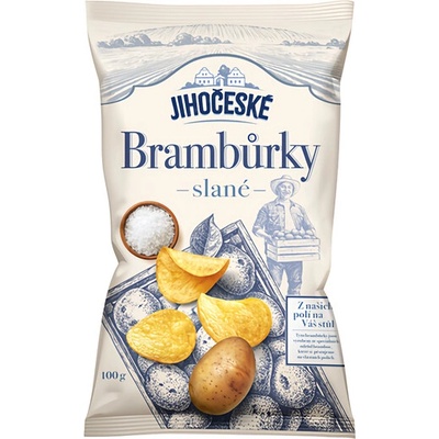Jihočeské Brambůrky slané 100 g