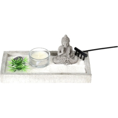 HOME ELEMENTS Zenová zahrádka Buddha, obdelník – Zboží Dáma