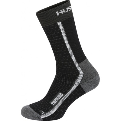 Husky ponožky Treking black/grey