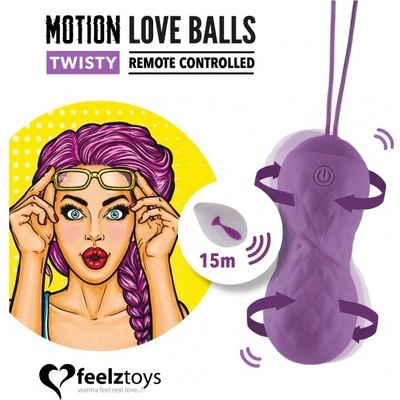 FeelzToys Remote Controlled Motion Love Balls Twisty