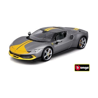 Bburago Ferrari 296 GTB Assetto Fiorano Gray 1:18
