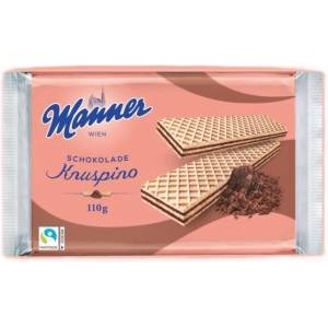 Manner Шоколадови вафли Manner Кнуспино Шоко 110гр