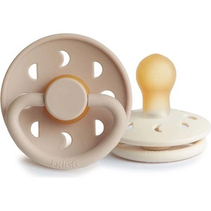 FRIGG Moon Phase Size 1: 0-6 months биберон Cream/Croissant 2 бр
