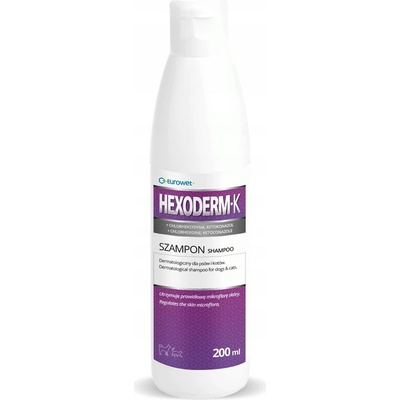EUROWET Hexoderm-K šampon pro psy a kočky 200 ml