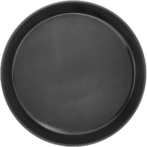Horecano HORECANO-Табла за сервиране с борд Ø32xh4cm ЧЕРНА (1300CT) (01981705)