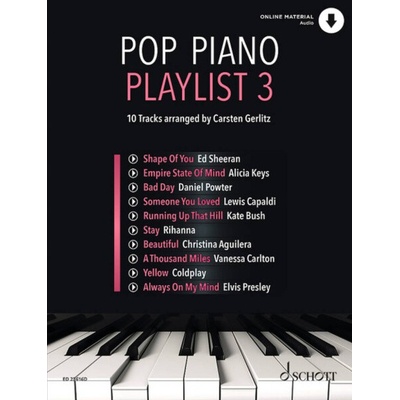 Pop Piano Playlist 3 - 10 najznámejších skladieb pre klavír