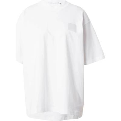 Calvin Klein Jeans Тениска бяло, размер L